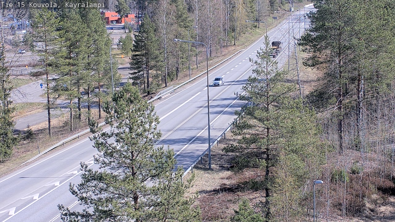 Kelikamerat Kuva Tie 15 Kouvola, Käyrälampi, Kouvola, Kymenlaakso