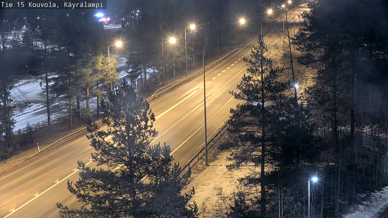 Weather Camera Image Väg 15 Kouvola, Käyrälampi, Kouvola, Kymenlaakso