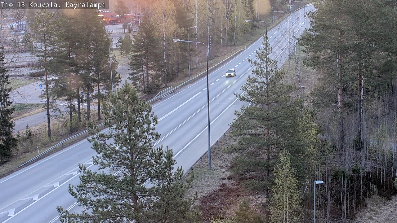 Weather Camera Image Road 15 Kouvola, Käyrälampi, Kouvola, Kymenlaakso