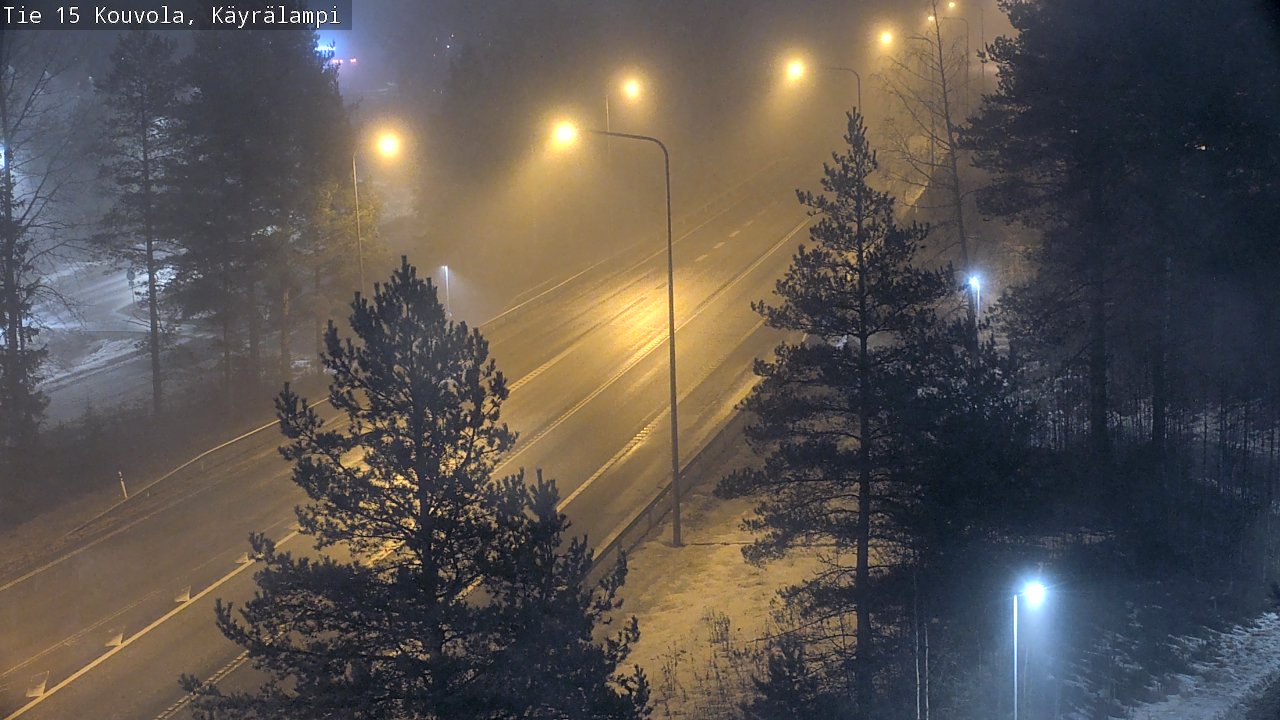 Kelikamerat Kuva Tie 15 Kouvola, Käyrälampi, Kouvola, Kymenlaakso