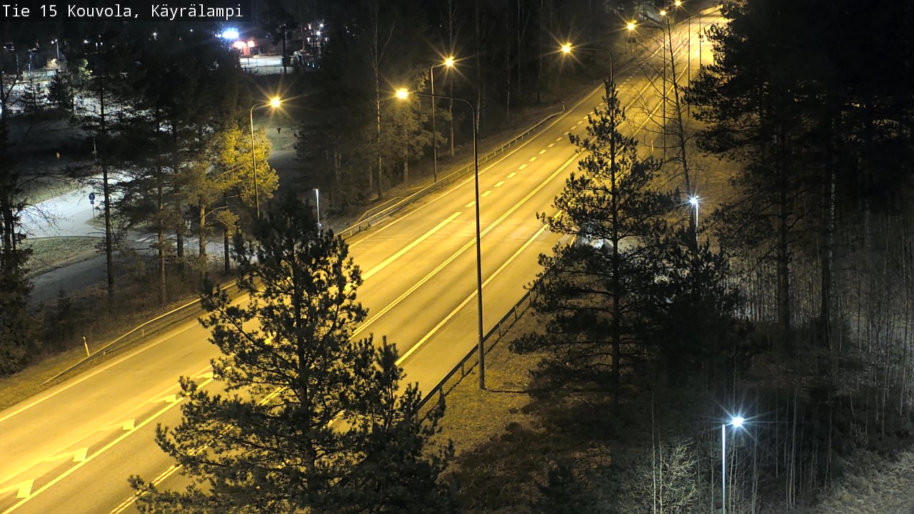 Kelikamerat Kuva Tie 15 Kouvola, Käyrälampi, Kouvola, Kymenlaakso