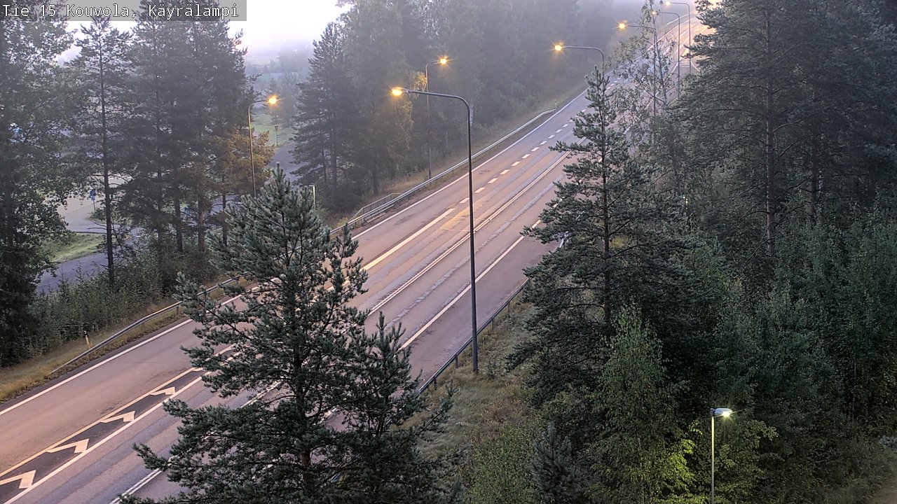 Kelikamerat Kuva Tie 15 Kouvola, Käyrälampi, Kouvola, Kymenlaakso