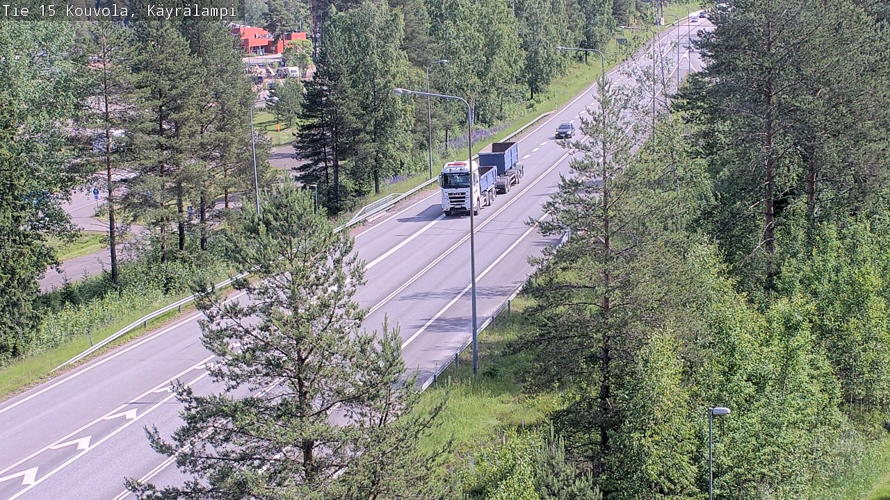 Kelikamerat Kuva Tie 15 Kouvola, Käyrälampi, Kouvola, Kymenlaakso