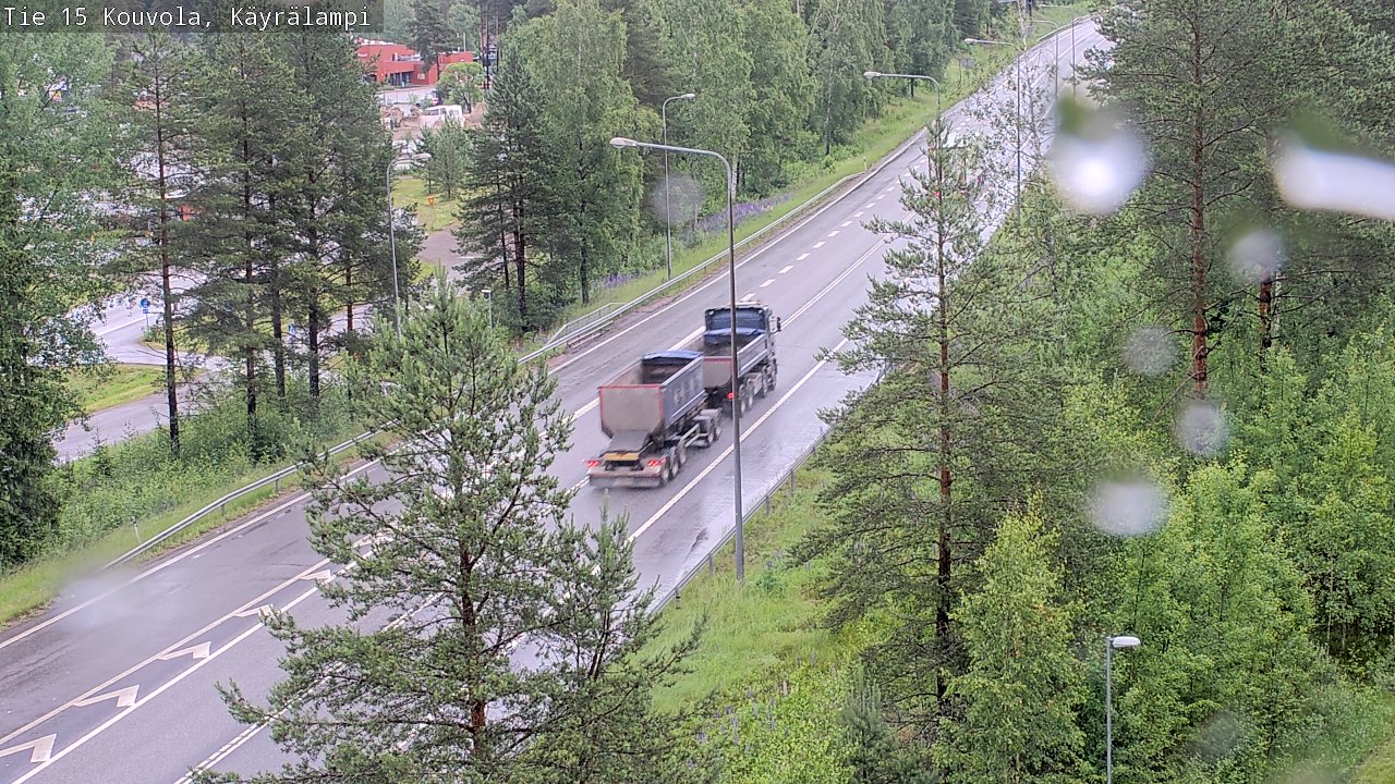 Kelikamerat Kuva Tie 15 Kouvola, Käyrälampi, Kouvola, Kymenlaakso