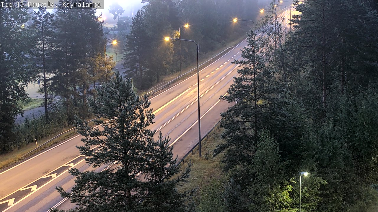 Kelikamerat Kuva Tie 15 Kouvola, Käyrälampi, Kouvola, Kymenlaakso