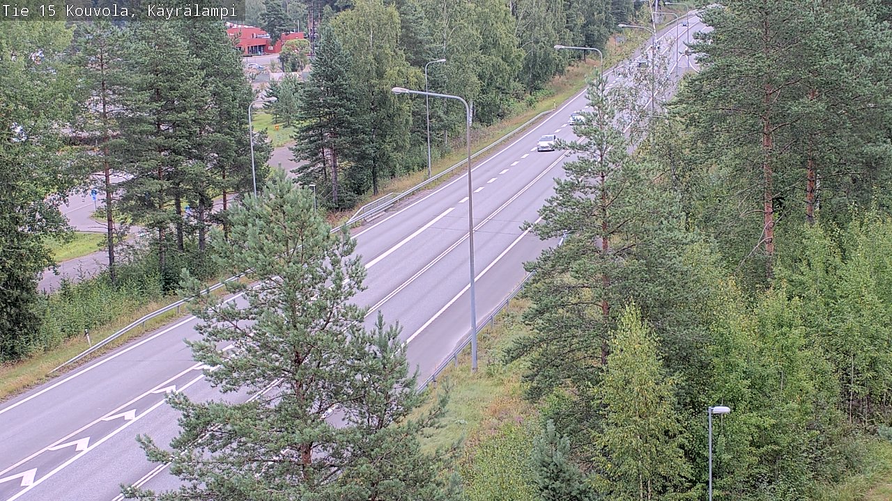 Weather Camera Image Road 15 Kouvola, Käyrälampi, Kouvola, Kymenlaakso