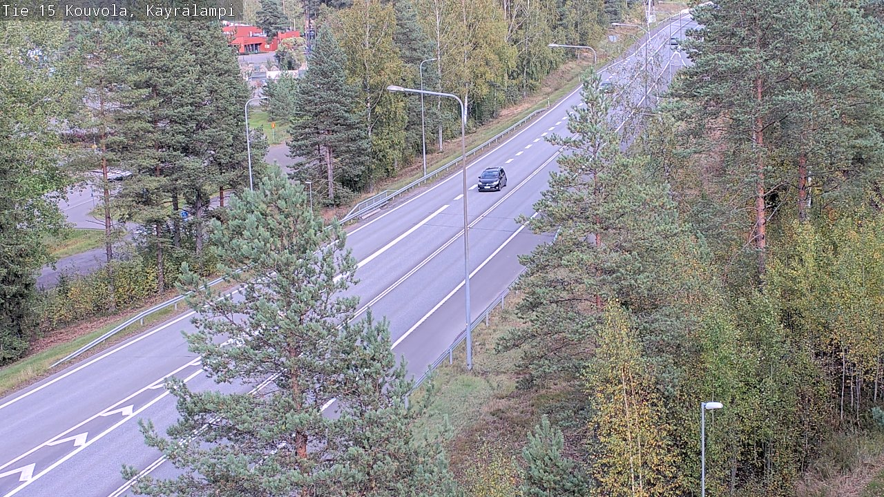 Kelikamerat Kuva Tie 15 Kouvola, Käyrälampi, Kouvola, Kymenlaakso