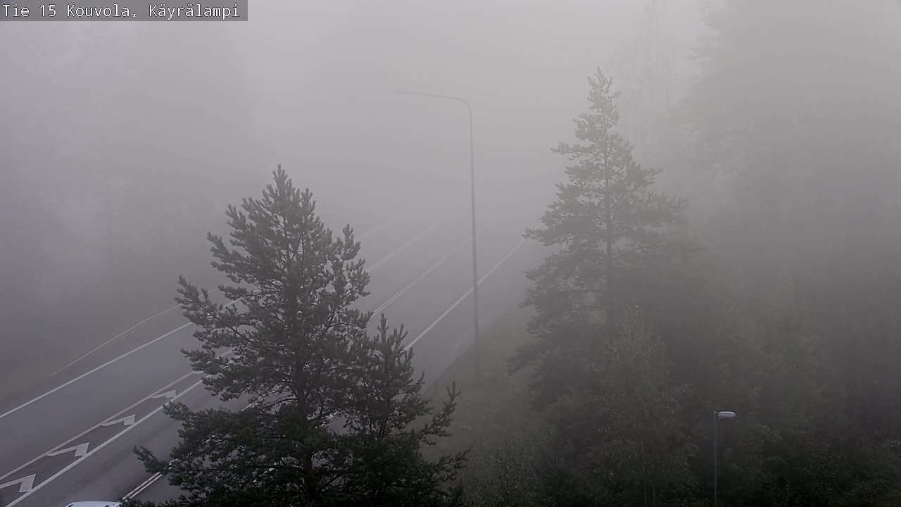 Weather Camera Image Road 15 Kouvola, Käyrälampi, Kouvola, Kymenlaakso