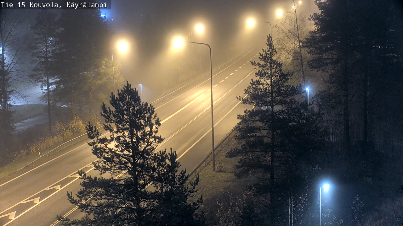 Kelikamerat Kuva Tie 15 Kouvola, Käyrälampi, Kouvola, Kymenlaakso