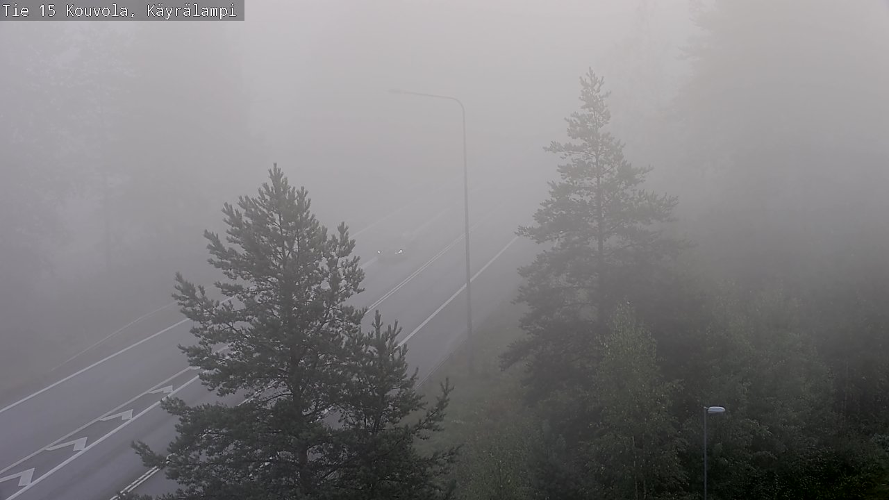 Weather Camera Image Road 15 Kouvola, Käyrälampi, Kouvola, Kymenlaakso