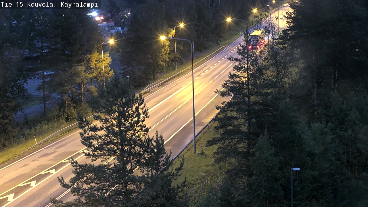 Kelikamerat Kuva Tie 15 Kouvola, Käyrälampi, Kouvola, Kymenlaakso