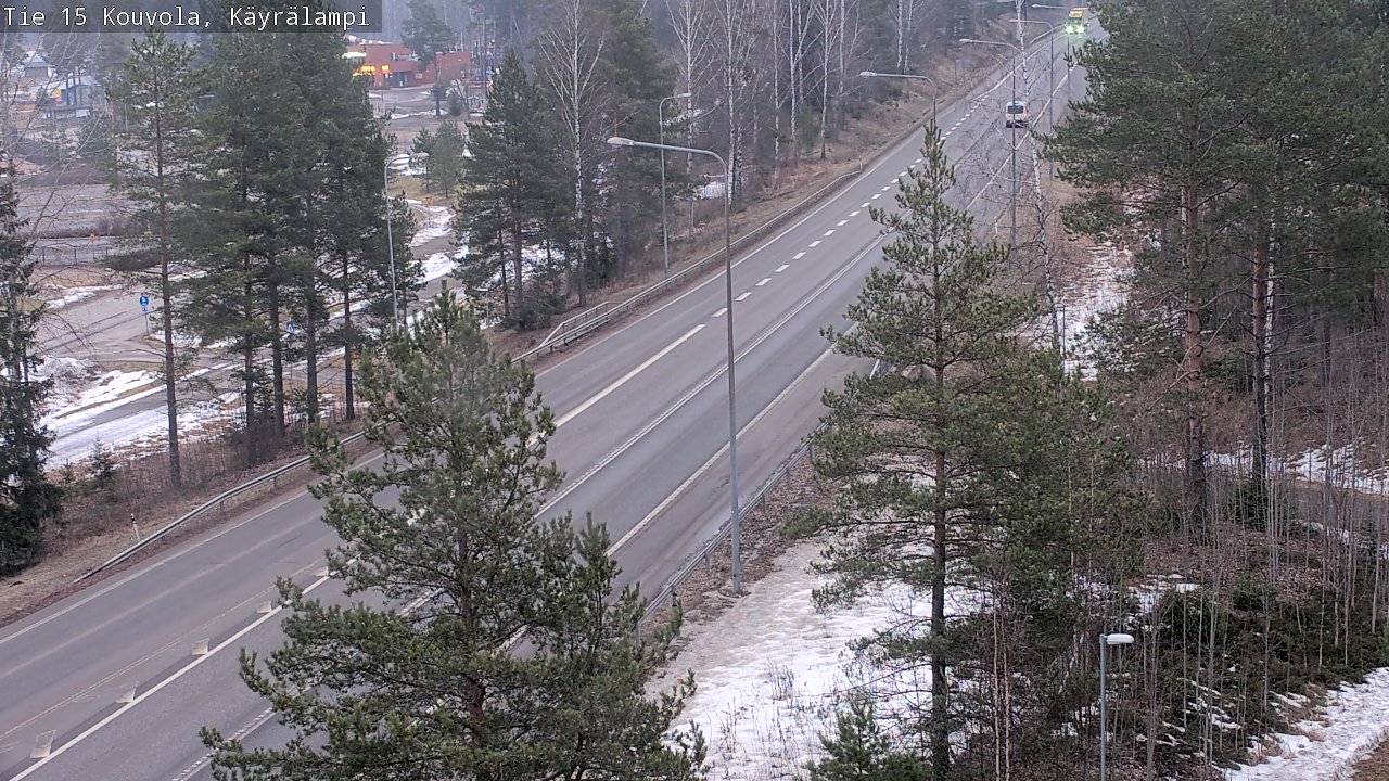 Weather Camera Image Road 15 Kouvola, Käyrälampi, Kouvola, Kymenlaakso