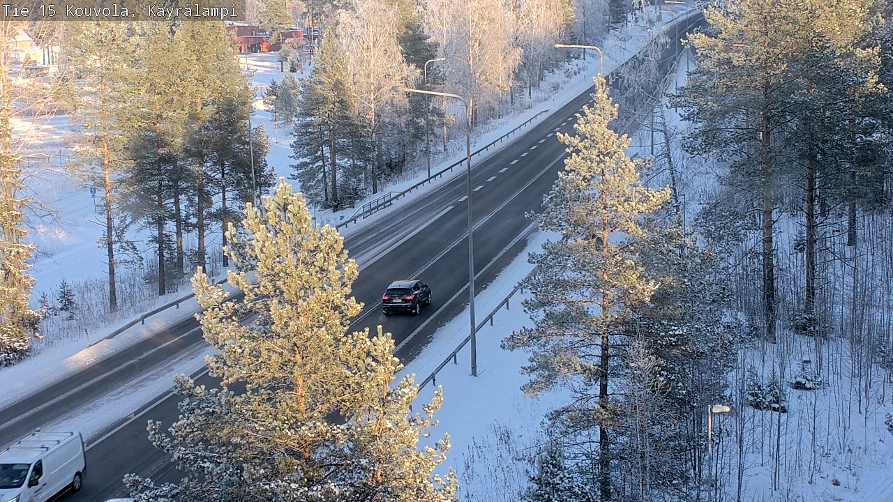 Weather Camera Image Road 15 Kouvola, Käyrälampi, Kouvola, Kymenlaakso