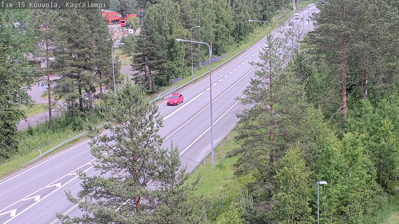 Kelikamerat Kuva Tie 15 Kouvola, Käyrälampi, Kouvola, Kymenlaakso