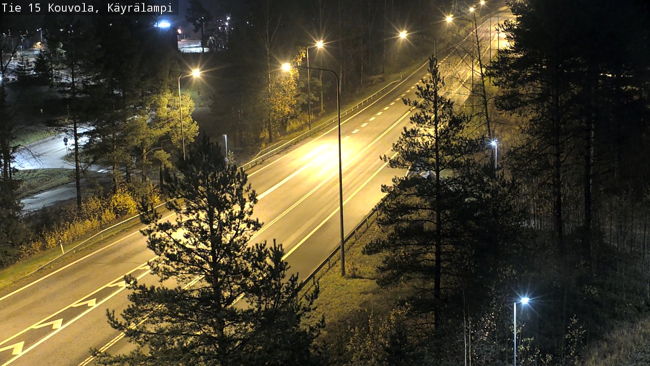 Kelikamerat Kuva Tie 15 Kouvola, Käyrälampi, Kouvola, Kymenlaakso