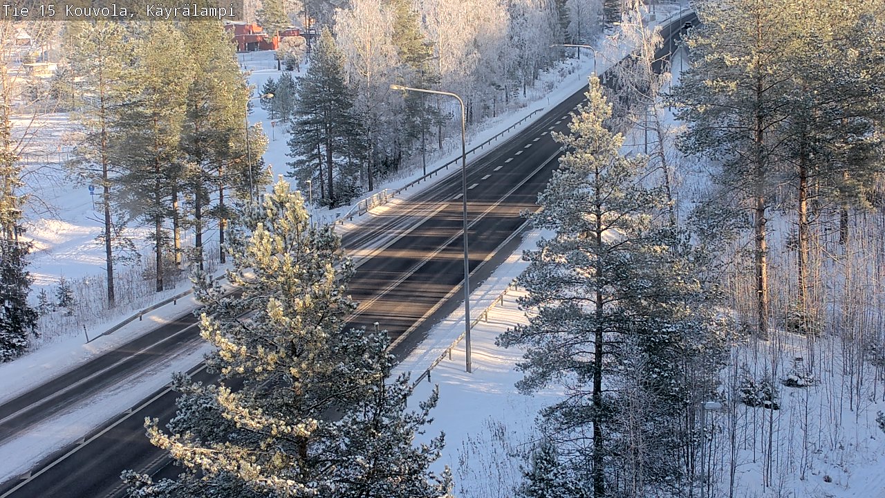 Weather Camera Image Road 15 Kouvola, Käyrälampi, Kouvola, Kymenlaakso