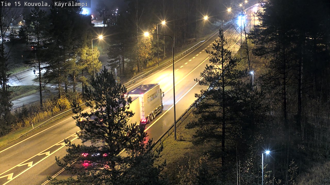 Kelikamerat Kuva Tie 15 Kouvola, Käyrälampi, Kouvola, Kymenlaakso