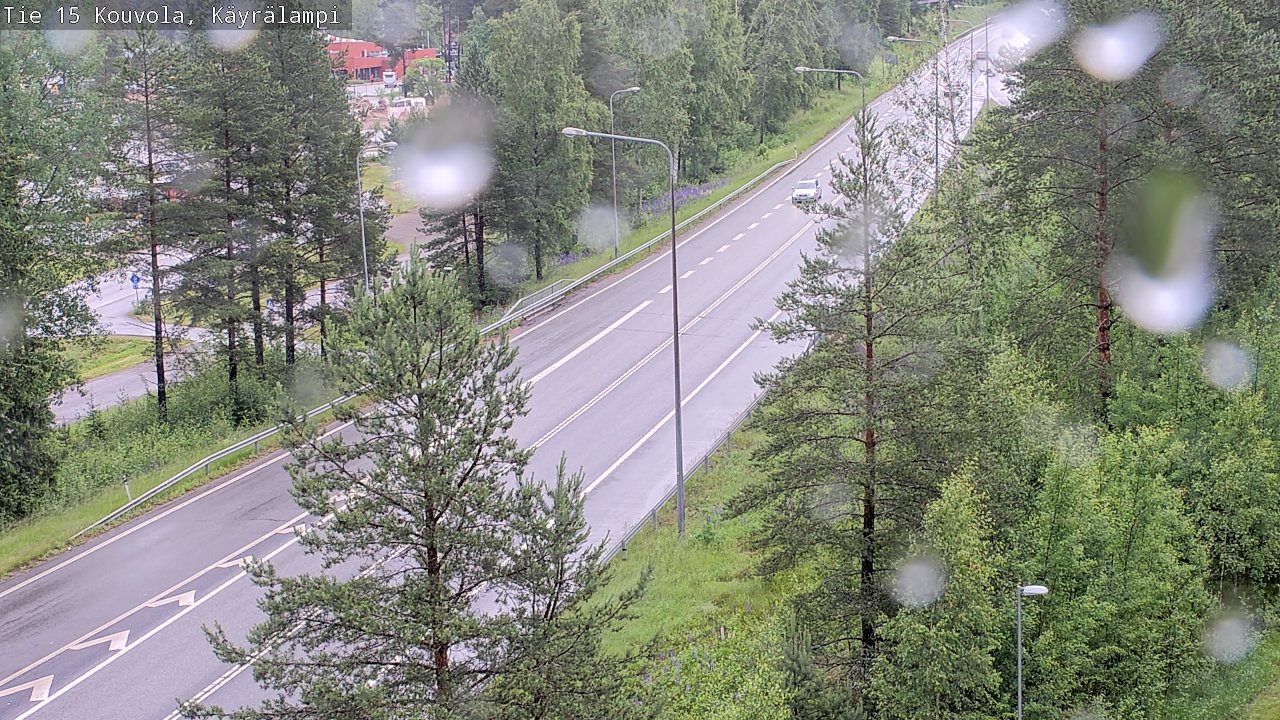 Weather Camera Image Road 15 Kouvola, Käyrälampi, Kouvola, Kymenlaakso