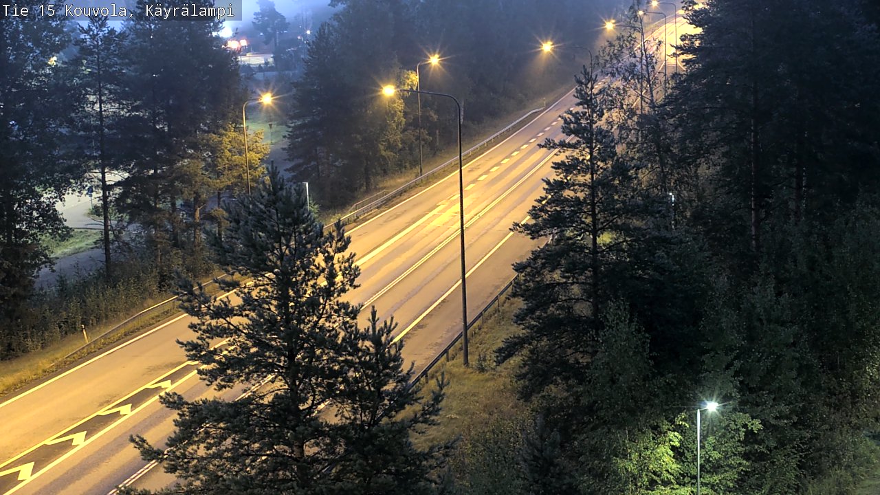 Kelikamerat Kuva Tie 15 Kouvola, Käyrälampi, Kouvola, Kymenlaakso