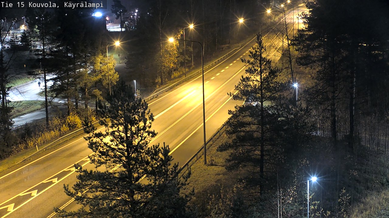 Kelikamerat Kuva Tie 15 Kouvola, Käyrälampi, Kouvola, Kymenlaakso