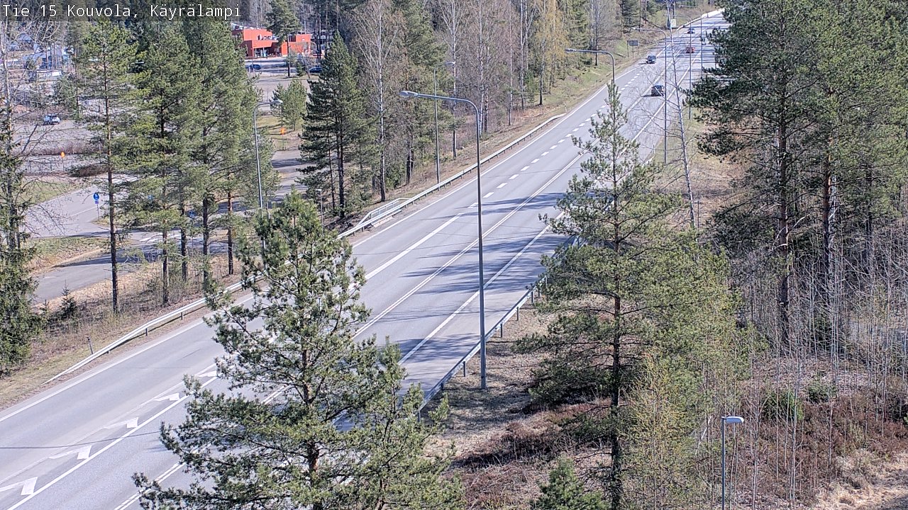 Kelikamerat Kuva Tie 15 Kouvola, Käyrälampi, Kouvola, Kymenlaakso