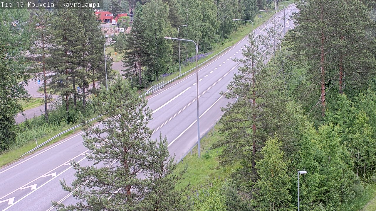 Kelikamerat Kuva Tie 15 Kouvola, Käyrälampi, Kouvola, Kymenlaakso
