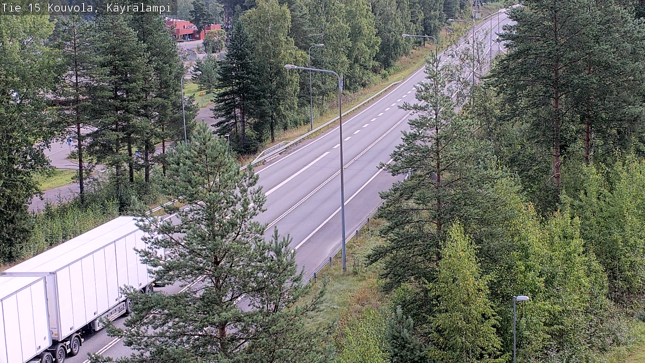 Weather Camera Image Road 15 Kouvola, Käyrälampi, Kouvola, Kymenlaakso