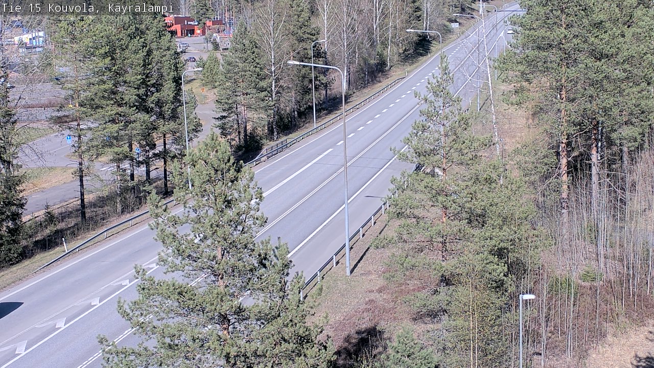 Kelikamerat Kuva Tie 15 Kouvola, Käyrälampi, Kouvola, Kymenlaakso