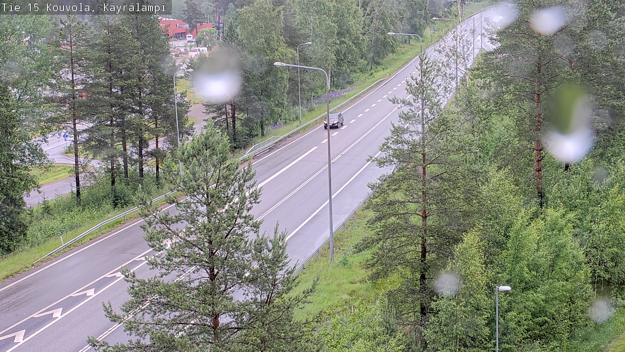 Weather Camera Image Road 15 Kouvola, Käyrälampi, Kouvola, Kymenlaakso