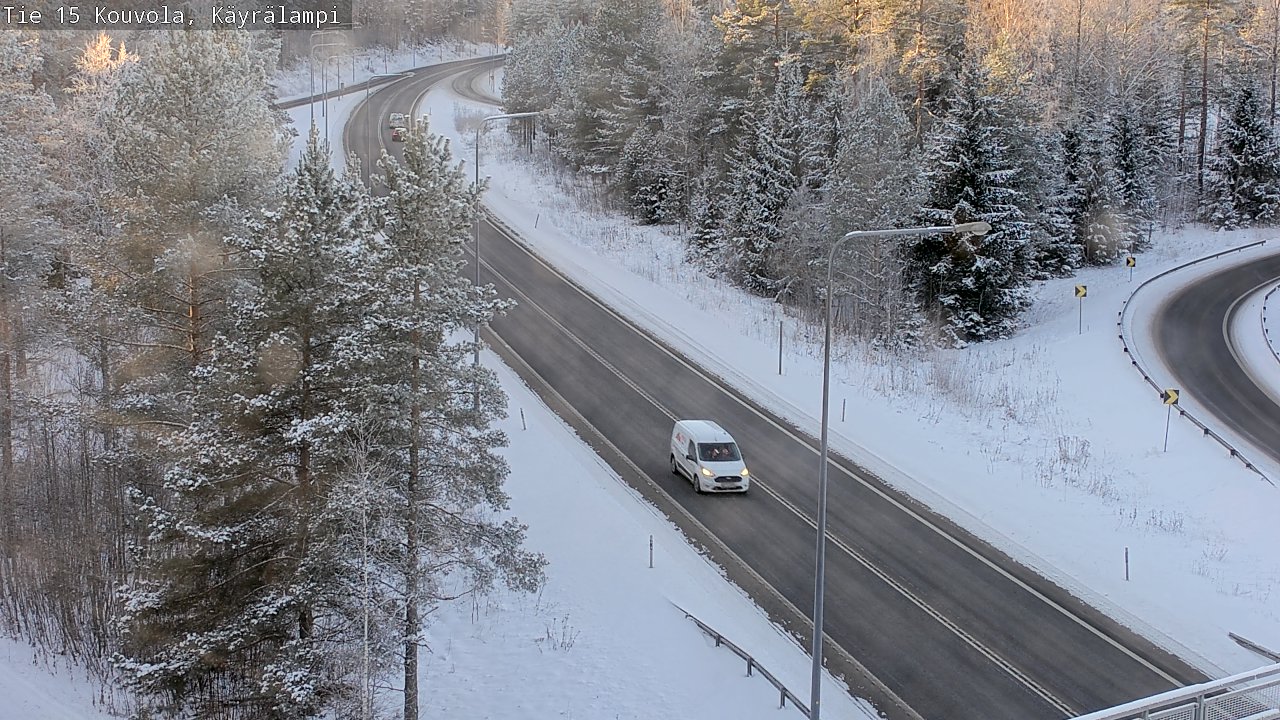 Weather Camera Image Road 15 Kouvola, Käyrälampi, Kouvola, Kymenlaakso