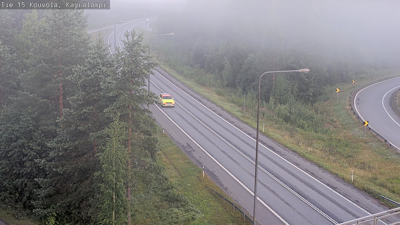 Weather Camera Image Road 15 Kouvola, Käyrälampi, Kouvola, Kymenlaakso