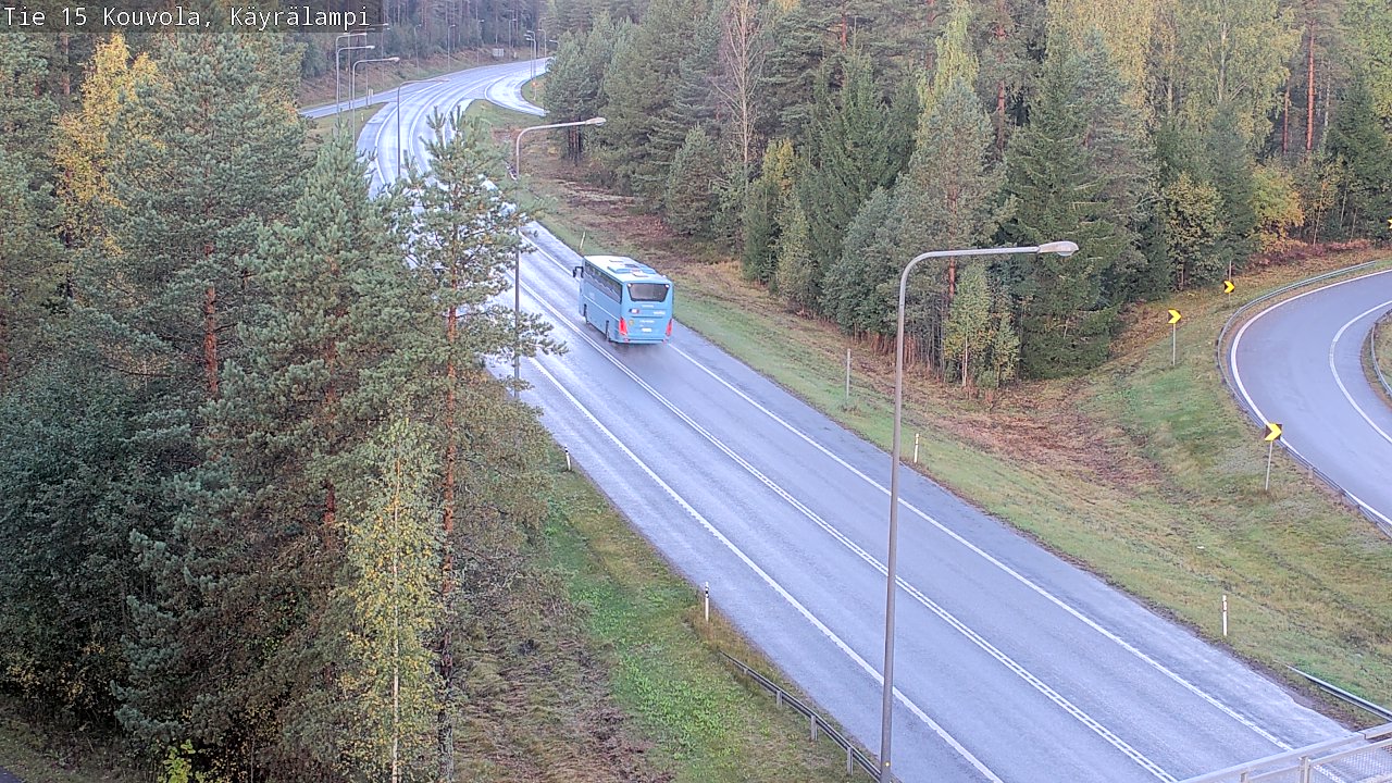 Weather Camera Image Road 15 Kouvola, Käyrälampi, Kouvola, Kymenlaakso