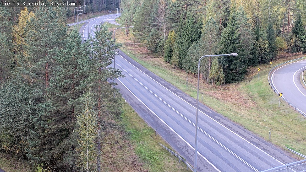 Weather Camera Image Road 15 Kouvola, Käyrälampi, Kouvola, Kymenlaakso