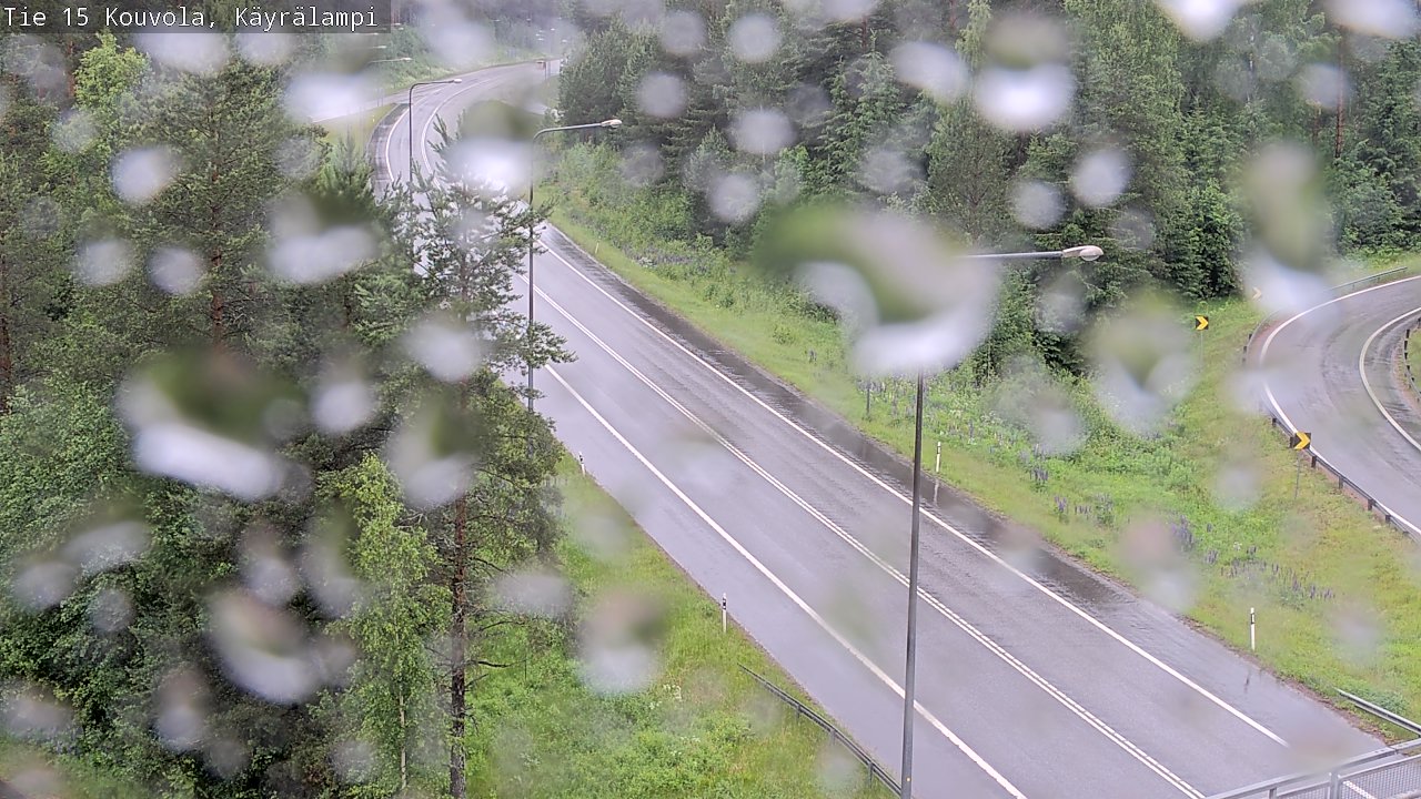 Weather Camera Image Väg 15 Kouvola, Käyrälampi, Kouvola, Kymenlaakso