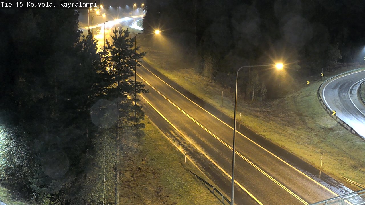 Weather Camera Image Road 15 Kouvola, Käyrälampi, Kouvola, Kymenlaakso
