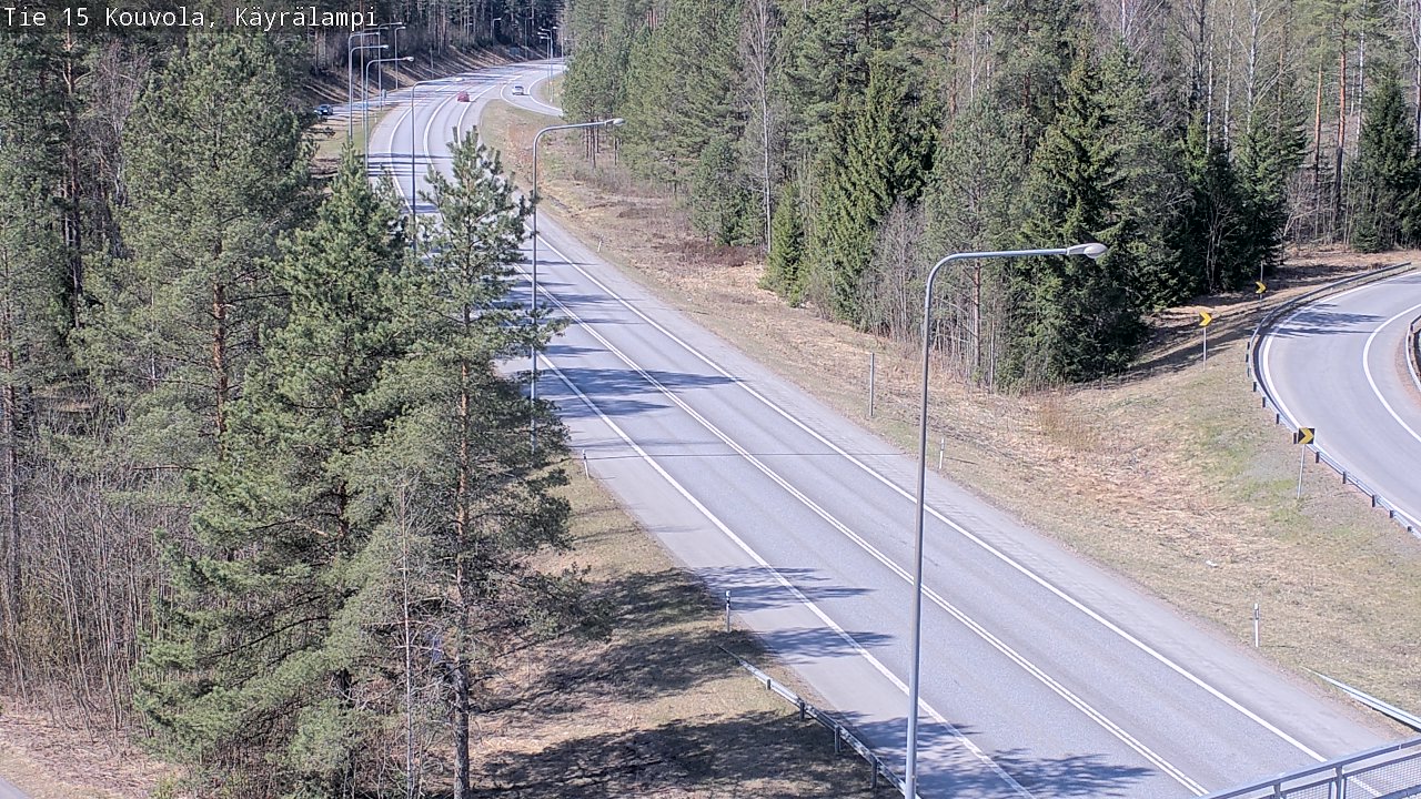 Kelikamerat Kuva Tie 15 Kouvola, Käyrälampi, Kouvola, Kymenlaakso