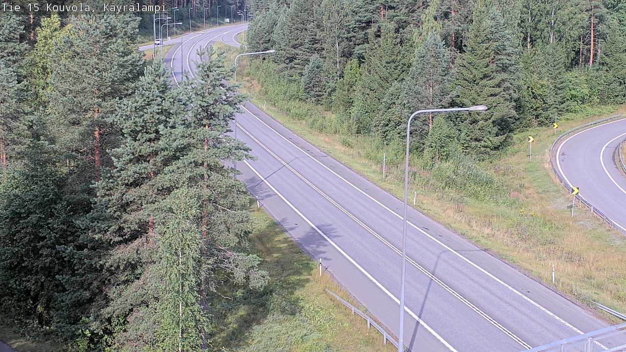 Weather Camera Image Road 15 Kouvola, Käyrälampi, Kouvola, Kymenlaakso
