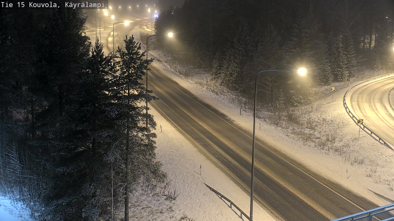 Weather Camera Image Road 15 Kouvola, Käyrälampi, Kouvola, Kymenlaakso