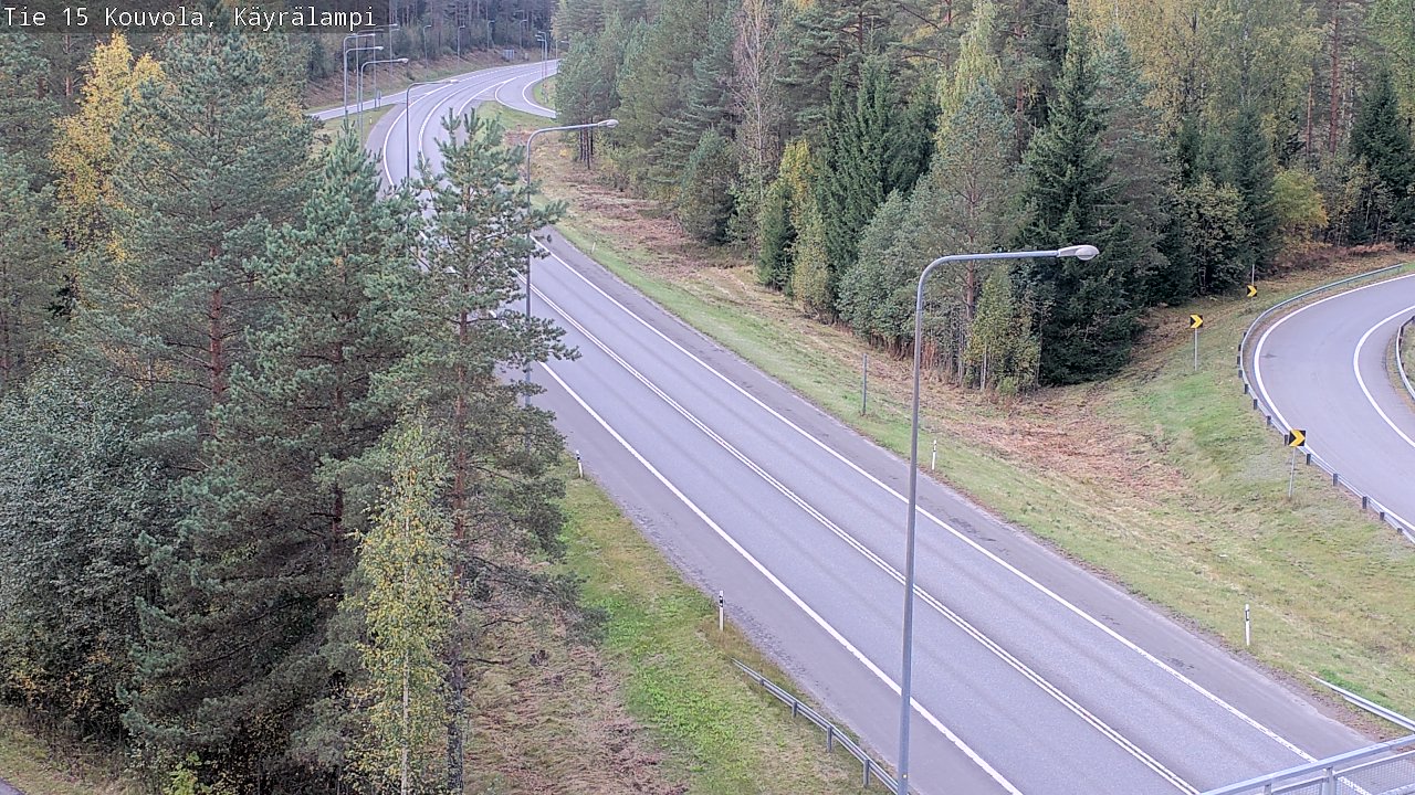 Weather Camera Image Road 15 Kouvola, Käyrälampi, Kouvola, Kymenlaakso