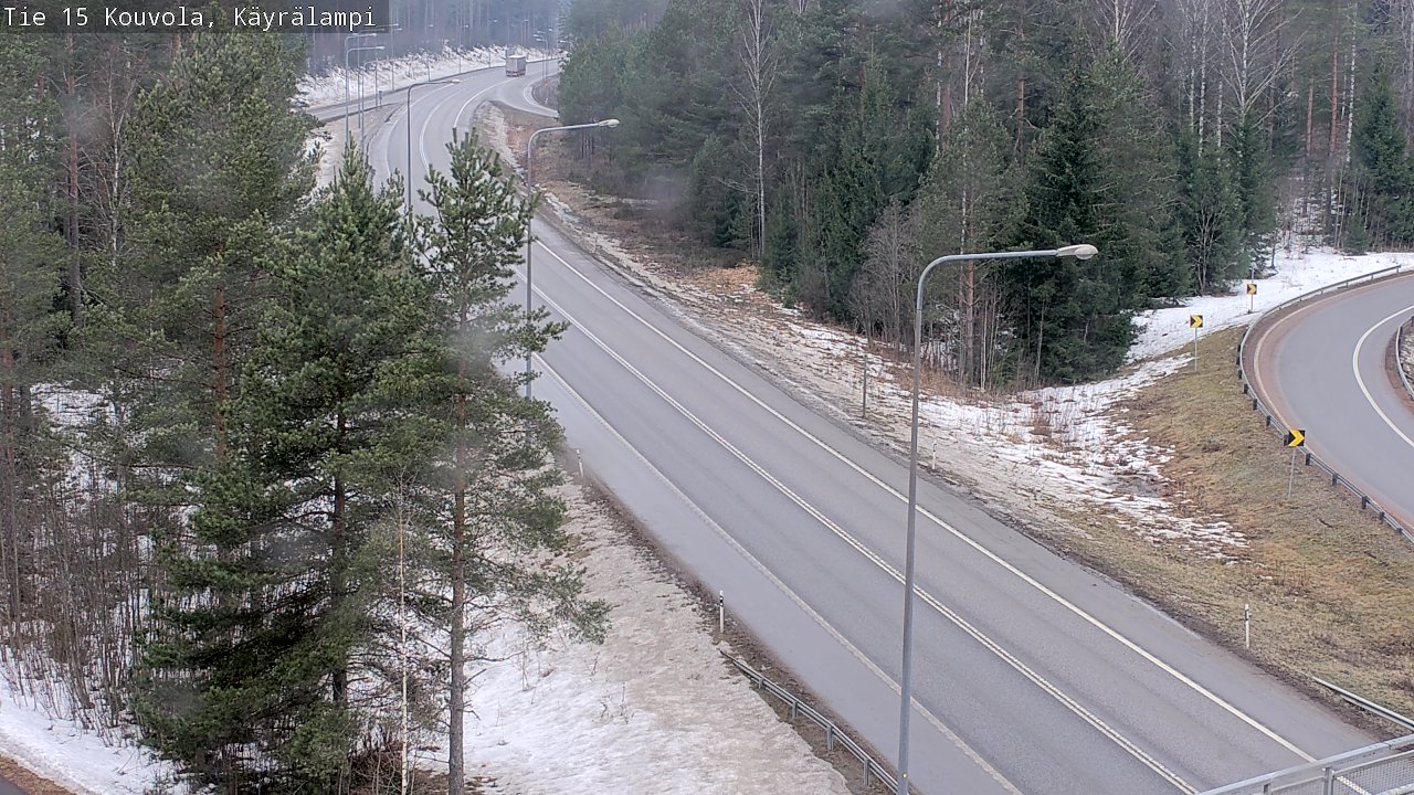 Weather Camera Image Väg 15 Kouvola, Käyrälampi, Kouvola, Kymenlaakso