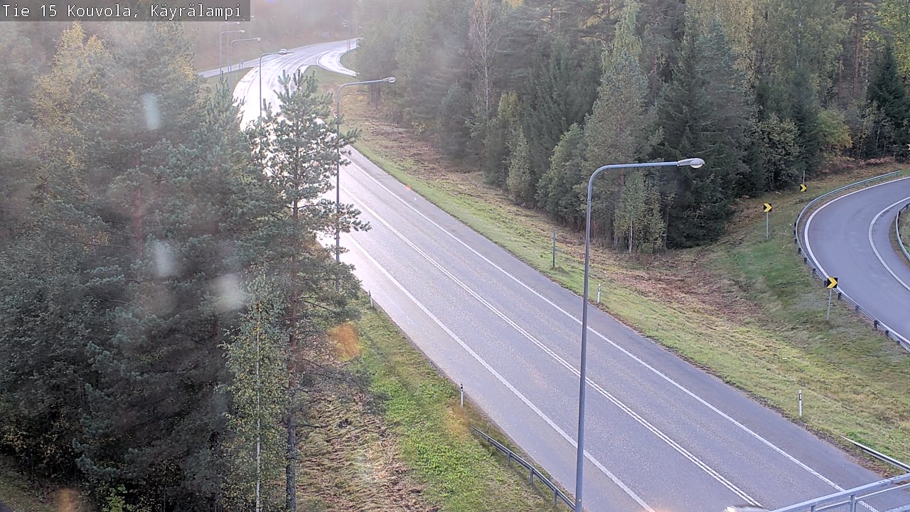 Weather Camera Image Road 15 Kouvola, Käyrälampi, Kouvola, Kymenlaakso