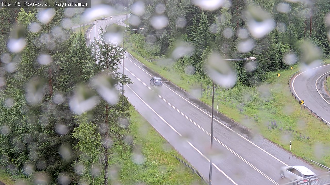 Weather Camera Image Väg 15 Kouvola, Käyrälampi, Kouvola, Kymenlaakso