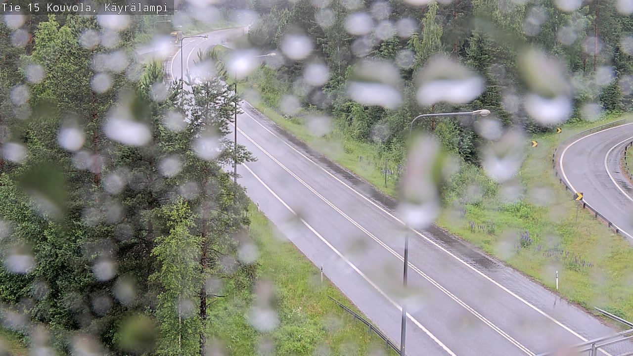 Weather Camera Image Väg 15 Kouvola, Käyrälampi, Kouvola, Kymenlaakso