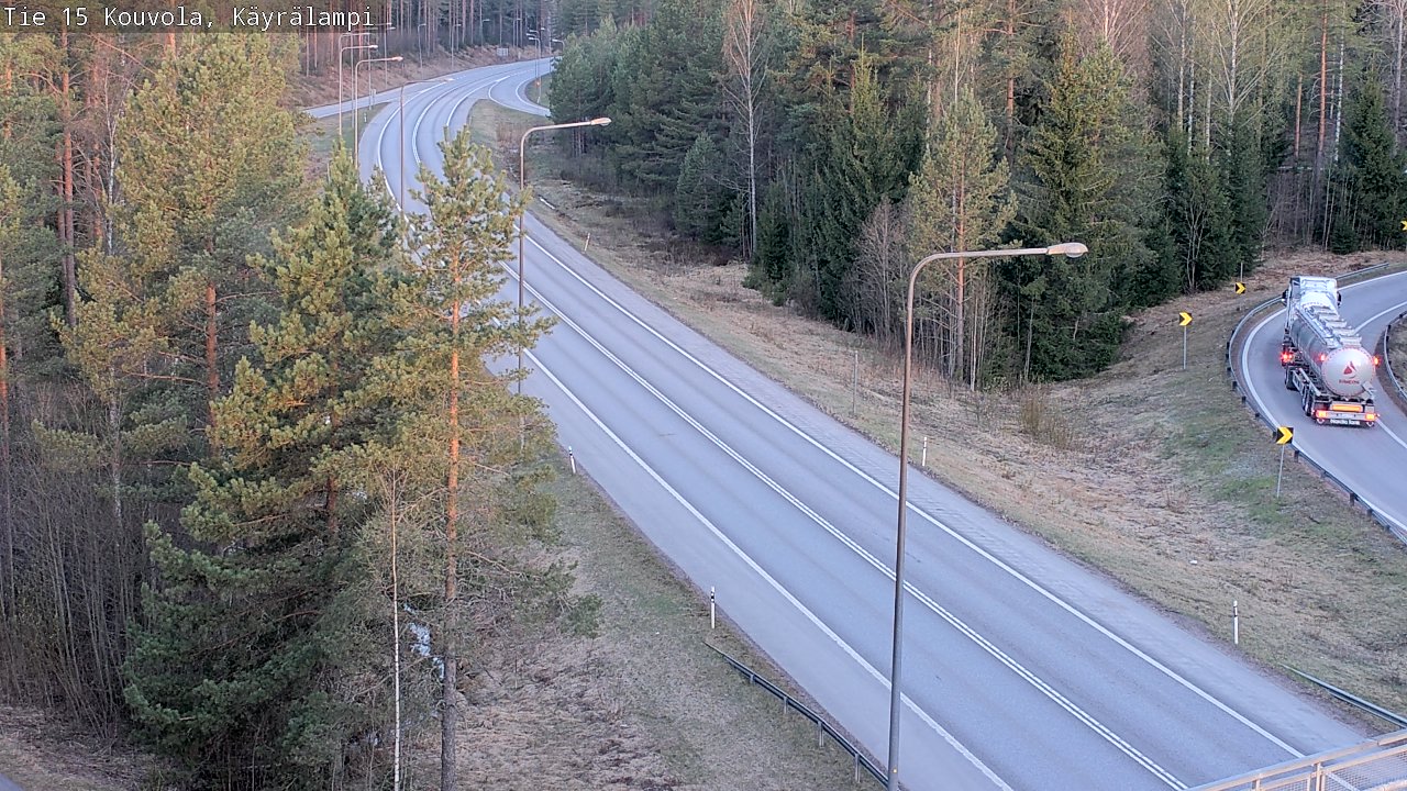 Weather Camera Image Road 15 Kouvola, Käyrälampi, Kouvola, Kymenlaakso