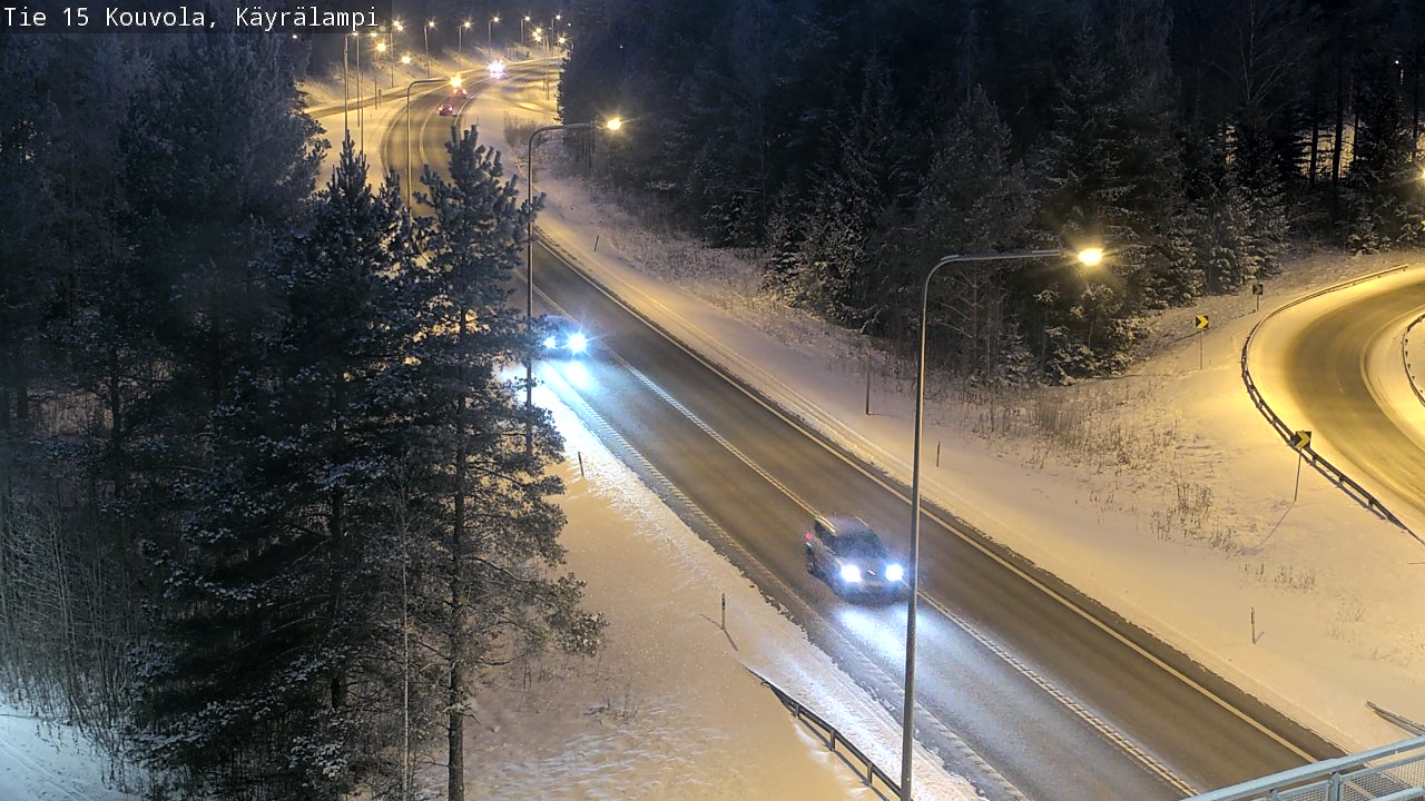 Kelikamerat Kuva Tie 15 Kouvola, Käyrälampi, Kouvola, Kymenlaakso