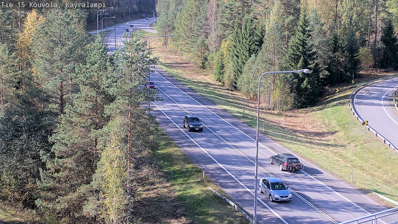 Weather Camera Image Road 15 Kouvola, Käyrälampi, Kouvola, Kymenlaakso