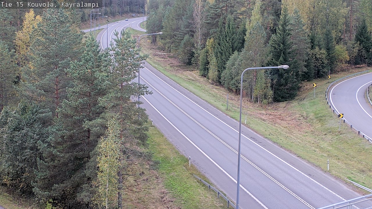 Weather Camera Image Road 15 Kouvola, Käyrälampi, Kouvola, Kymenlaakso