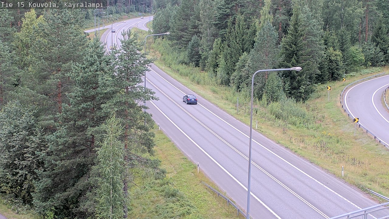 Weather Camera Image Road 15 Kouvola, Käyrälampi, Kouvola, Kymenlaakso