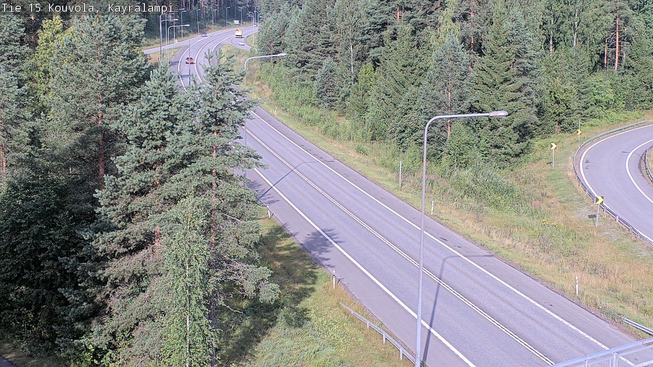 Weather Camera Image Road 15 Kouvola, Käyrälampi, Kouvola, Kymenlaakso