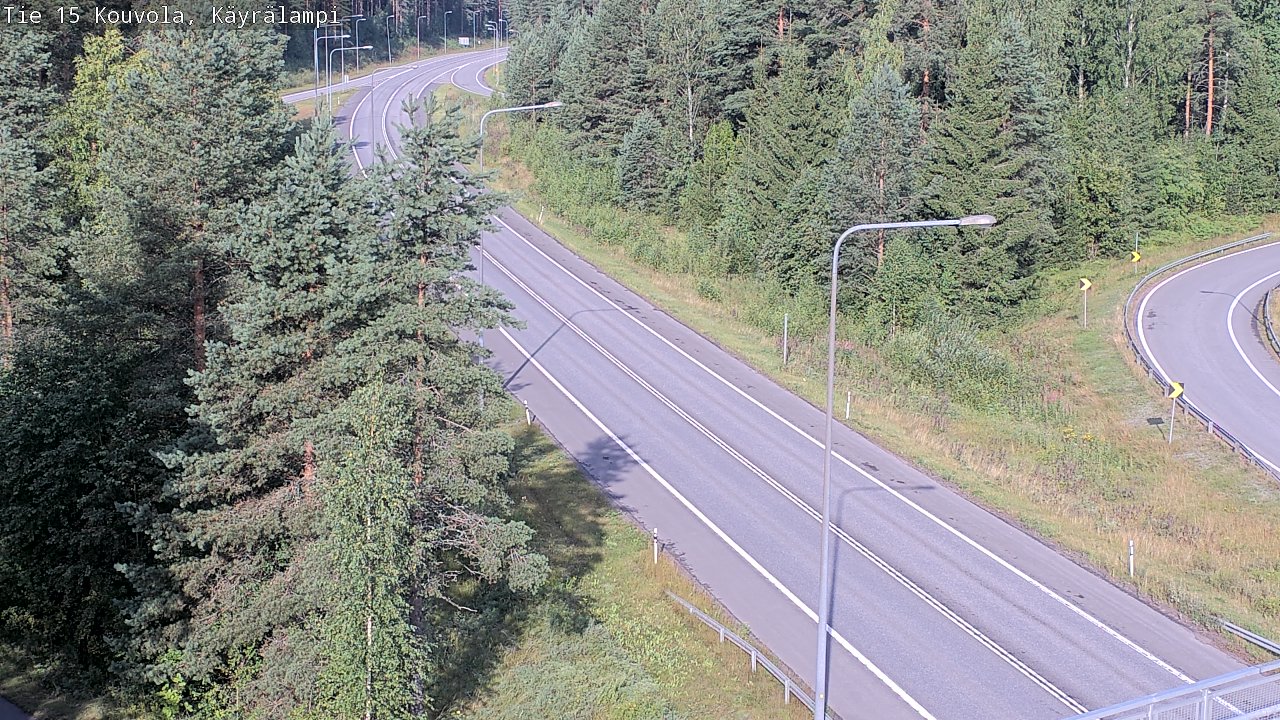 Weather Camera Image Road 15 Kouvola, Käyrälampi, Kouvola, Kymenlaakso